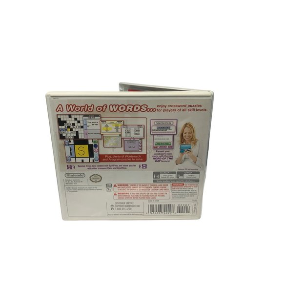 Crosswords Plus - Nintendo 3DS - Word Search/Puzzle Game  complete with manual - Picture 2 of 6